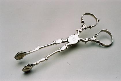 George II Silver Sugar nips