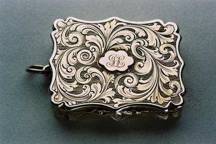 Nathaniel Mills silver vinaigrette