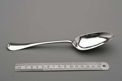 Dutch Silver Hanoverian Tablespoon - Nijmegen, Hendricus Wolterbeek - Excellent Hallmarks