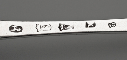 Dutch Silver Hanoverian Tablespoon or Porridge Spoon - Utrecht, Sebastiaan de Mare