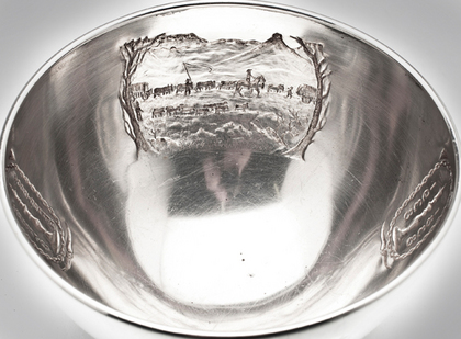 Voortrekker Aandenking 1838-1938 Dutch Silver Bowl