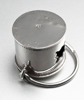 Dutch Silver Miniature Foot Stove (Foot Warmer) - Karel Nicolaas zur Muhlen