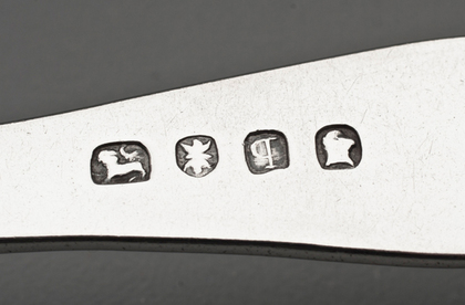 Unascribed Silver Tablefork With Pseudo Hallmarks - Possibly Chinese Export Silver