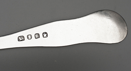 Unascribed Silver Tablefork With Pseudo Hallmarks - Possibly Chinese Export Silver