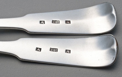 Scottish Provincial Aberdeen Silver Tablespoons (Pair) - Peter Ross