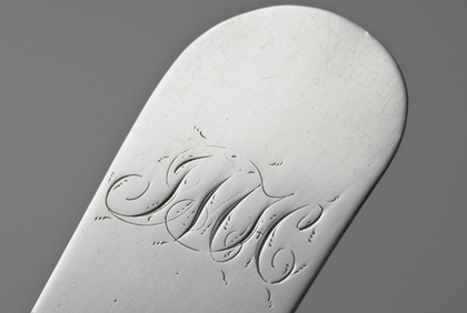 Baltimore Coin Silver Tablespoon - Samuel Kirk, Baltimore Assay Marks