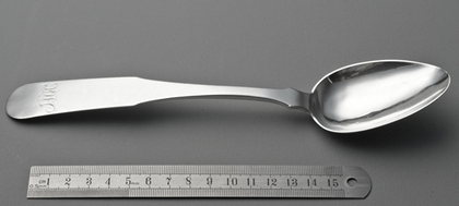 Baltimore Coin Silver Tablespoon - Samuel Kirk, Baltimore Assay Marks