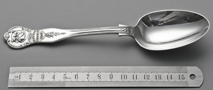 The British Bulldog Club Antique Silver Tablespoon