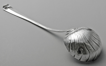 Irish Provincial Limerick Hook End Soup Ladle - Joseph Johns