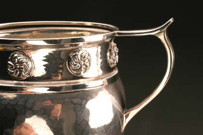 Arts and Crafts Silver tea service (A.E. Jones)