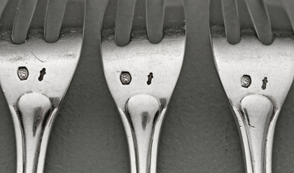 Dutch Silver Cakeforks (Set of 12) - Nederlandse Zilver Taartvorkjes
