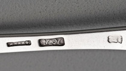 18th Century Dutch Silver Hanoverian 3 Pronged Forks - Hendrik Kamerlingh II