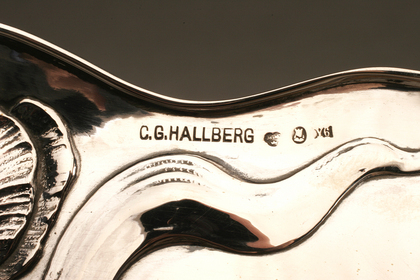 Art Nouveau Silver Swedish Bowl