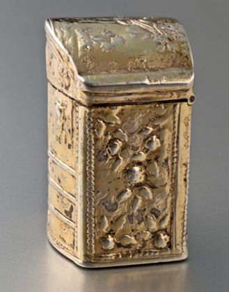 Dutch Silver Lodereindoosje / Vinaigrette - HE. DAT IS LIEF