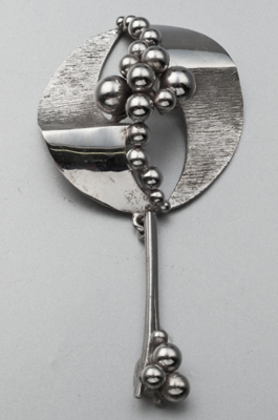 Unidor Sterling Silver Modernist Pendant - Pforzheim, Germany