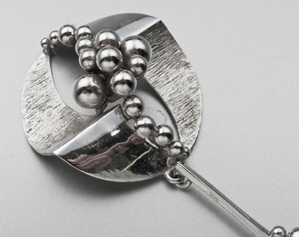 Unidor Sterling Silver Modernist Pendant - Pforzheim, Germany