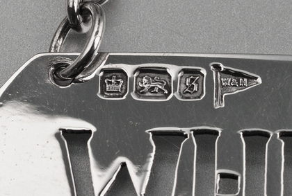 Art Nouveau Silver Whiskey Label - Charles Rennie Mackintosh