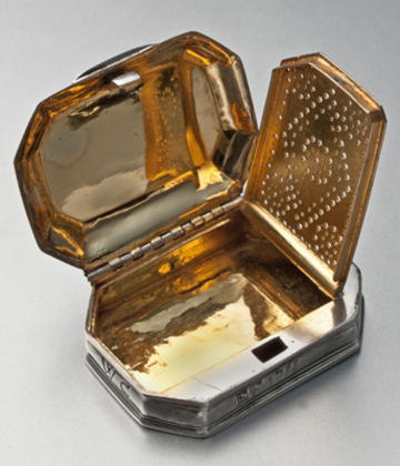 17th Century Silver & Agate Spice Box