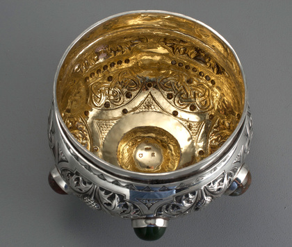Scottish Silver Rams Head Snuff Mull Cover