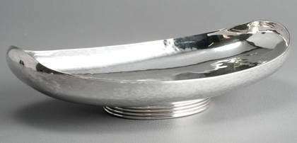 Leslie Durbin Arts & Crafts Silver Dish