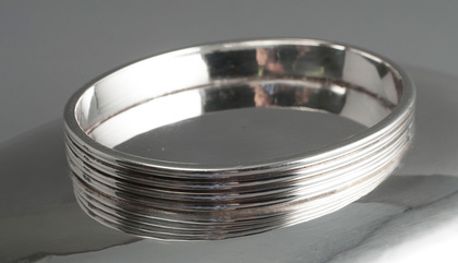 Leslie Durbin Arts & Crafts Silver Dish