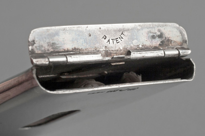 Needham's Patent Mechanical Edwardian Sterling Silver Calling Card Case - 1909