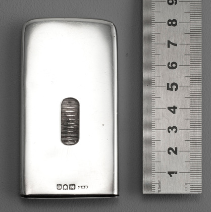 Needham's Patent Mechanical Edwardian Sterling Silver Calling Card Case - 1909