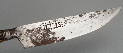 17th Century Traveling Knife and Fork Set - Leather Sheath