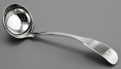 Scottish Provincial Silver Toddy Ladle -Dundee, David Manson