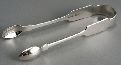 Irish Victorian Silver Sugar Tongs - Philip Weekes