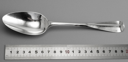 Dutch Silver Ribbed Hanoverian Tablespoon - Middelburg, Anthonie Janse