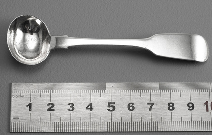 Cape Silver Salt Spoon - Peter Clarke Daniel