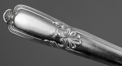 Sterling Silver Knife Set (12 Table knives, 12 Dessert Knives) - Louis XIV, Roberts & Belk