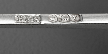 Sterling Silver Baluster Finial Demitasse Coffee Spoons (Set of 12) - Brook & Sons, Edinburgh