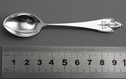 Georg Jensen Akkeleje #77 Sterling Silver Coffee Spoons (Set of 6) - Columbine, 1918