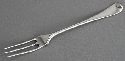 Rare Early Cape Silver 3 Pronged Hanoverian Pattern Fork - Daniel Heinrich Schmidt (2 of 2)