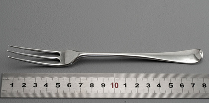Rare Early Cape Silver 3 Pronged Hanoverian Pattern Fork - Daniel Heinrich Schmidt (2 of 2)