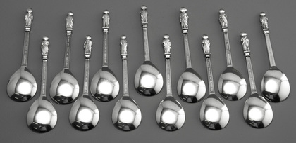 Sterling Silver Apostle Spoon Set (13) - Heritage Collection