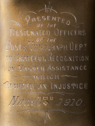 Oliff Antique Silver Cigar Case - Honourable Albert Thomas Oliff