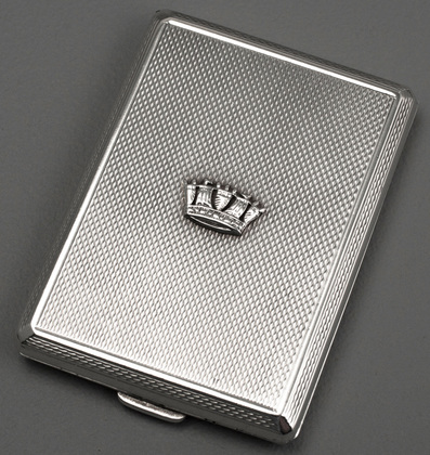 Royal Navy Sterling Silver Matchbook Case - Gieves Ltd. London