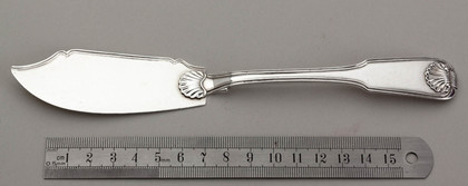 Chinese Export Silver Butter Knife  - WE/WE/WC - Unrecorded Punch Shape