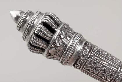 Antique Indian Silver Raj Period Spoon - Kutch