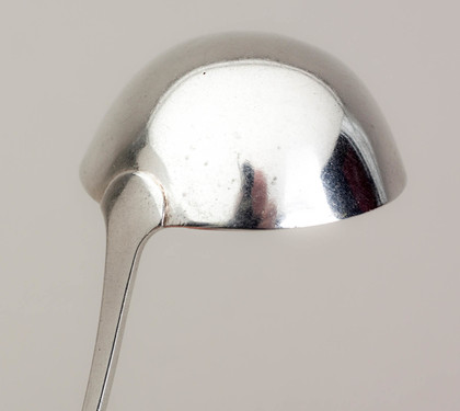Scottish Provincial Silver Toddy Ladle - Robert Keay, Perth, Kimpton Family Crest