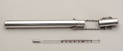Sampson Mordan Silver Thermometer Case for Chatelaine