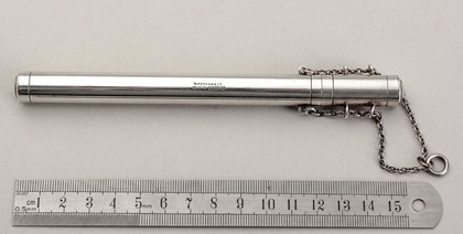 Sampson Mordan Silver Thermometer Case for Chatelaine