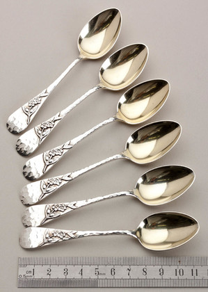 Shreve, Crump & Low Sterling Silver Teaspoons (Set of 6) - Whiting Commission