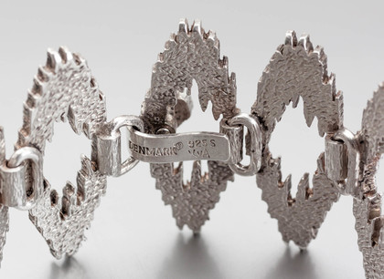 Danish Sterling Silver Bracelet, Modernist Style - Knut V Andersen