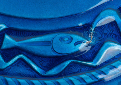 Norwegian Sterling Silver and Enamelled Dish - World War II, David Andersen, Air Vice Marshal Brown