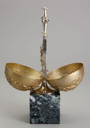 Christopher Lawrence Silver Gilt Charles & Diana Commemorative Coronation Orb - Royal Family Event