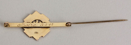 Transvaal Scottish Volunteers Regiment Gold Sweetheart Brooch - WW II